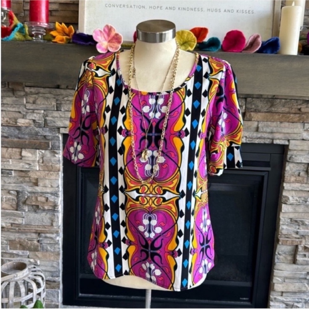 Fab’rik bright print top